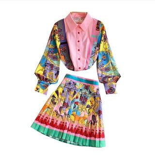 Colorful Pleated Skirts For Women