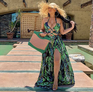 Cabo Maxi Green Dress