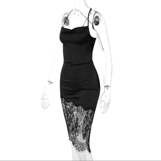 Women's Black Lace Dress
