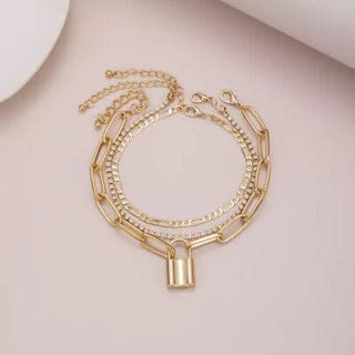 3 Pc Anklet Set