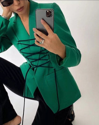 String Me Through Blazer