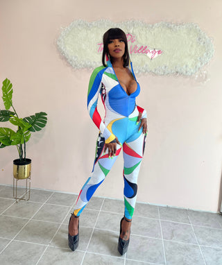 Women's Multicolor Jumpsuit 