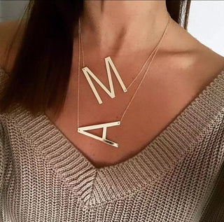 Bold Initial Necklace